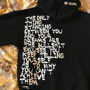 HTFU black hoodie small (men’s size)